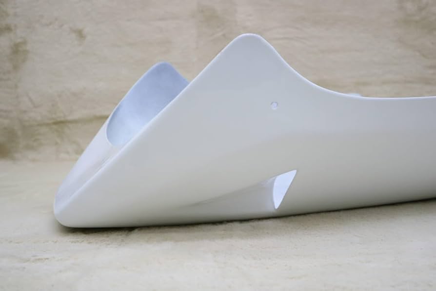 Amazon.co.jp: 大型 アンダーカウル 白 ダクト 塗装済み